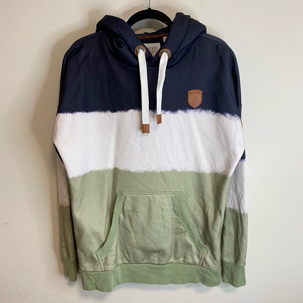 Wanakome Women's Patty‎ Pullover Sweatshirt Blue Green Size Small